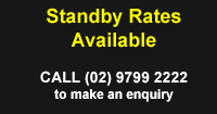 Limousine hire standby rates
